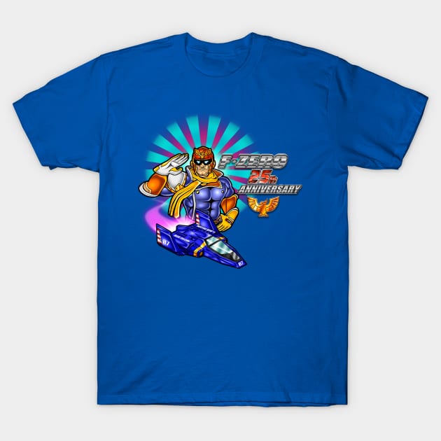 F-Zero 25th Anniversary T-Shirt by spdy4